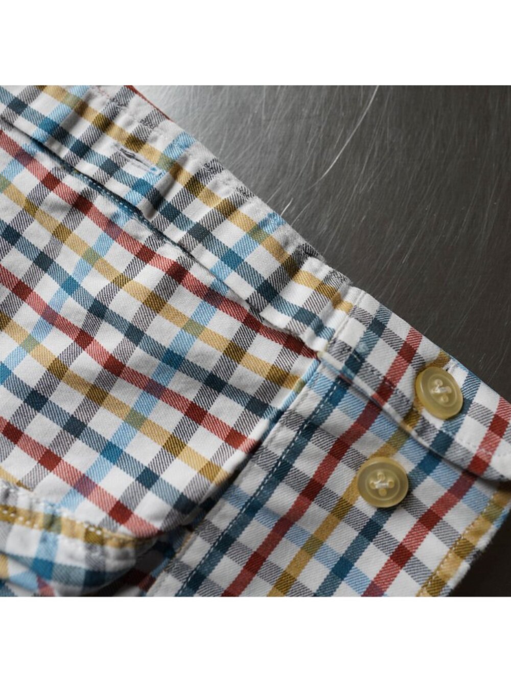 Orvis Button Up Shirt Mens Large Multicolor Plaid Classic Long Sleeve Cotton - Picture 7 of 9